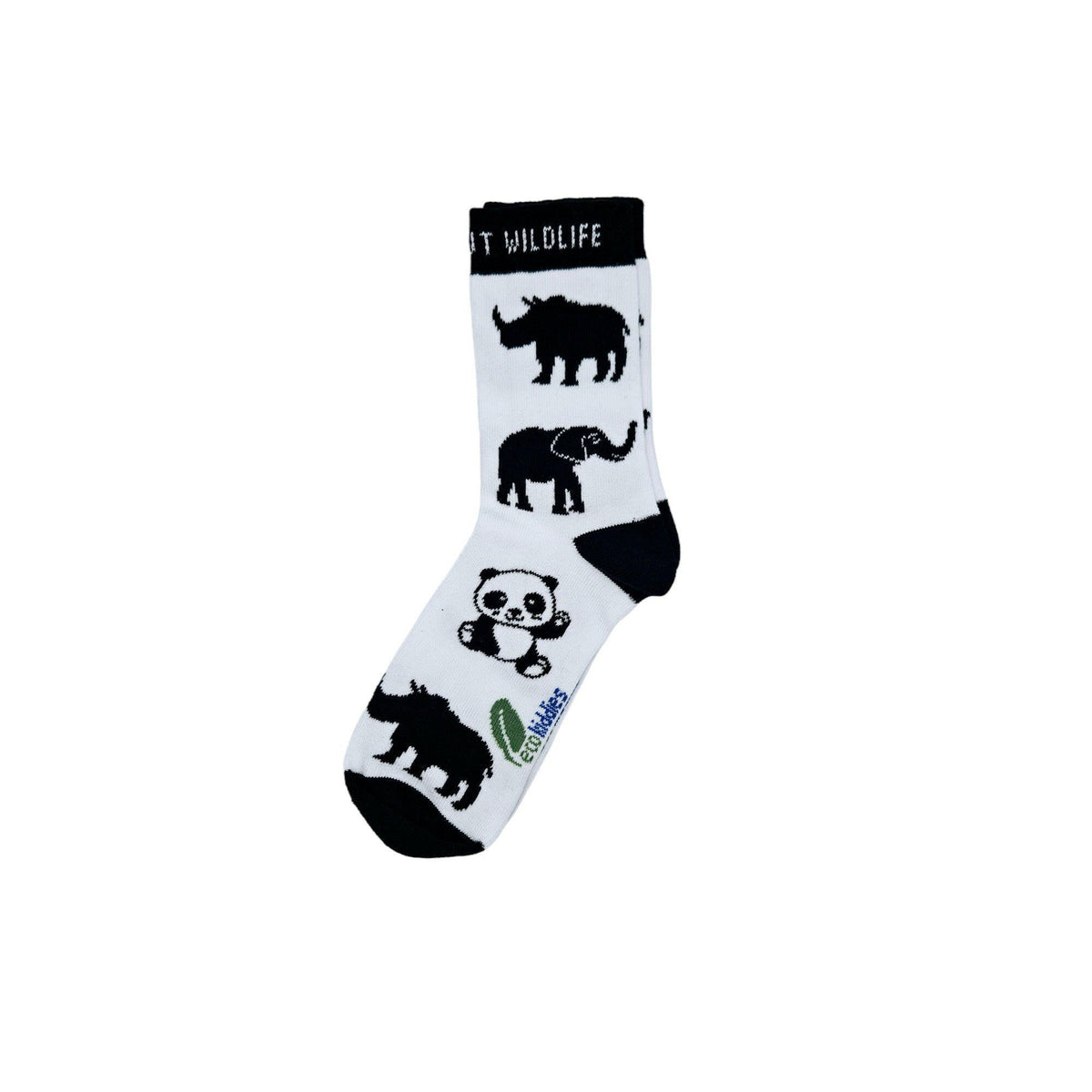 ECO ESSENTIALS ORGANIC COTTON KIDS SOCKS DUO: SCHOOL &amp; SAFARI