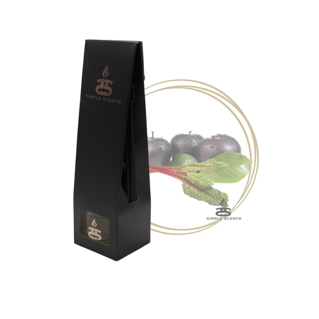 Black Plum &amp; Rhubarb - Simple Scents Excellence Reed Diffuser