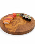 Handmade Round Olive Wood Cutting Board | Thick Circle Cheese & Serving Board | Stunning Natural Grain | 15–40 cm