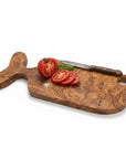 Handcrafted Fish-Shaped Olive Wood Serving Board - 36cm Artisan Charcuterie Platter & Cheese Board