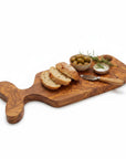 Handcrafted Fish-Shaped Olive Wood Serving Board - 36cm Artisan Charcuterie Platter & Cheese Board
