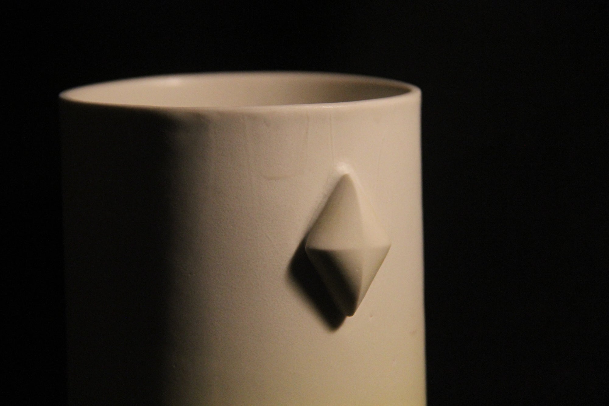 Gem Mug with Faceted Crystals