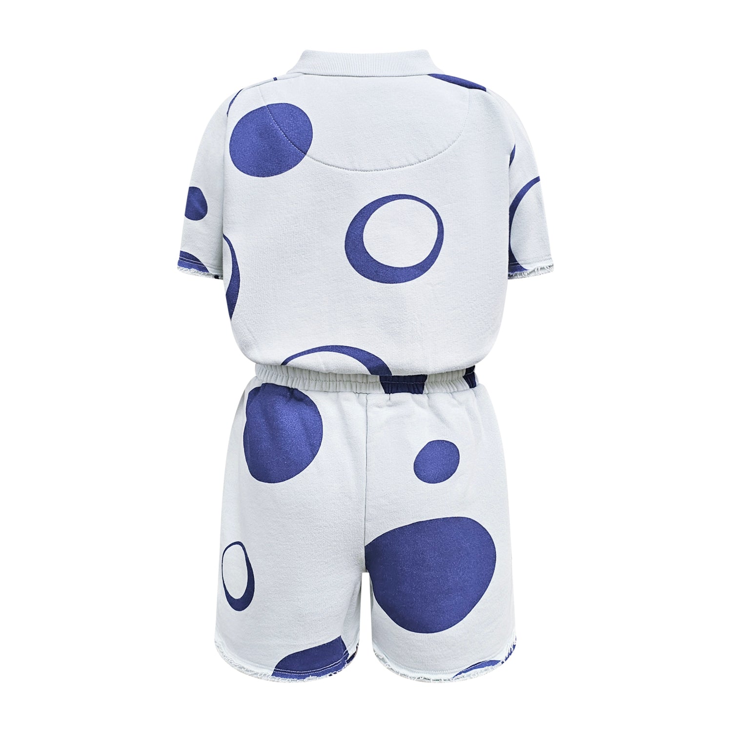 Blue Boys and Girls Jumpsuit-4