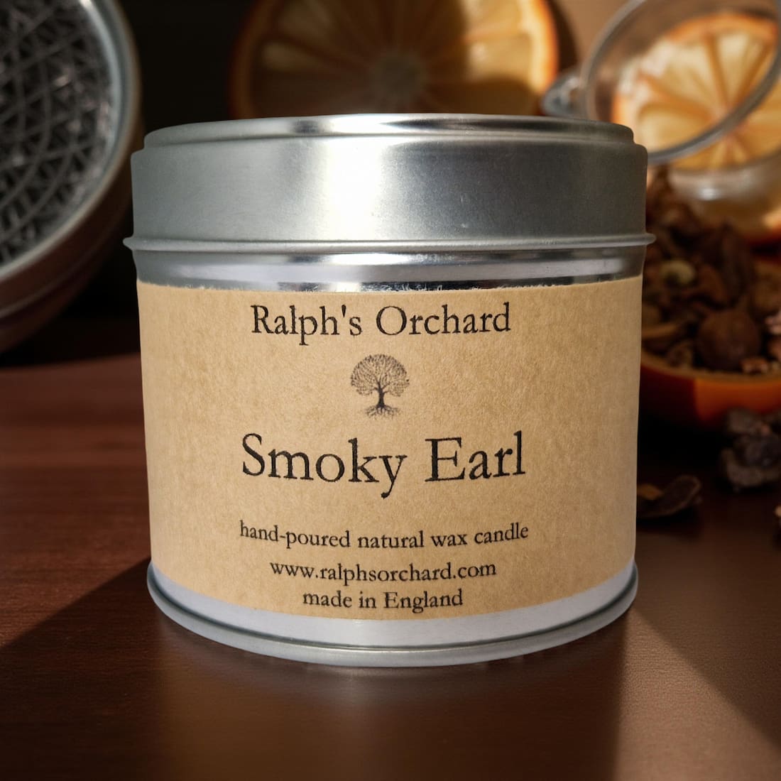 Silver Tin Candles
