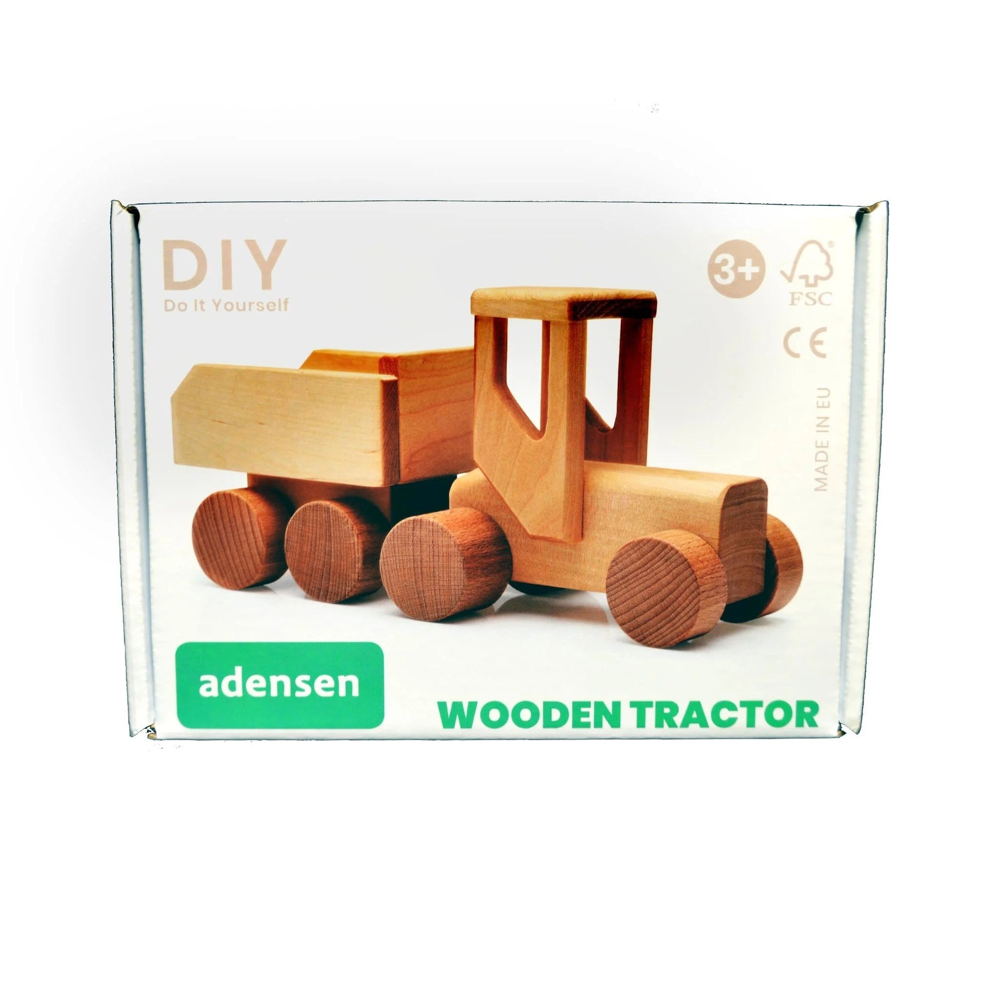 DIY Wooden Tractor Toy Kit for Kids