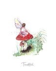 Toadstool Fairy Fine Art Print