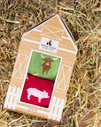 Barn Sock Box - 2 Pairs of Bamboo Socks (His)