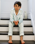Teddy Glacier Boys Silk Pyjama Set