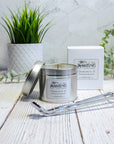 Chamomile & Sandalwood - Travel Tin Candle - Wooden Wick