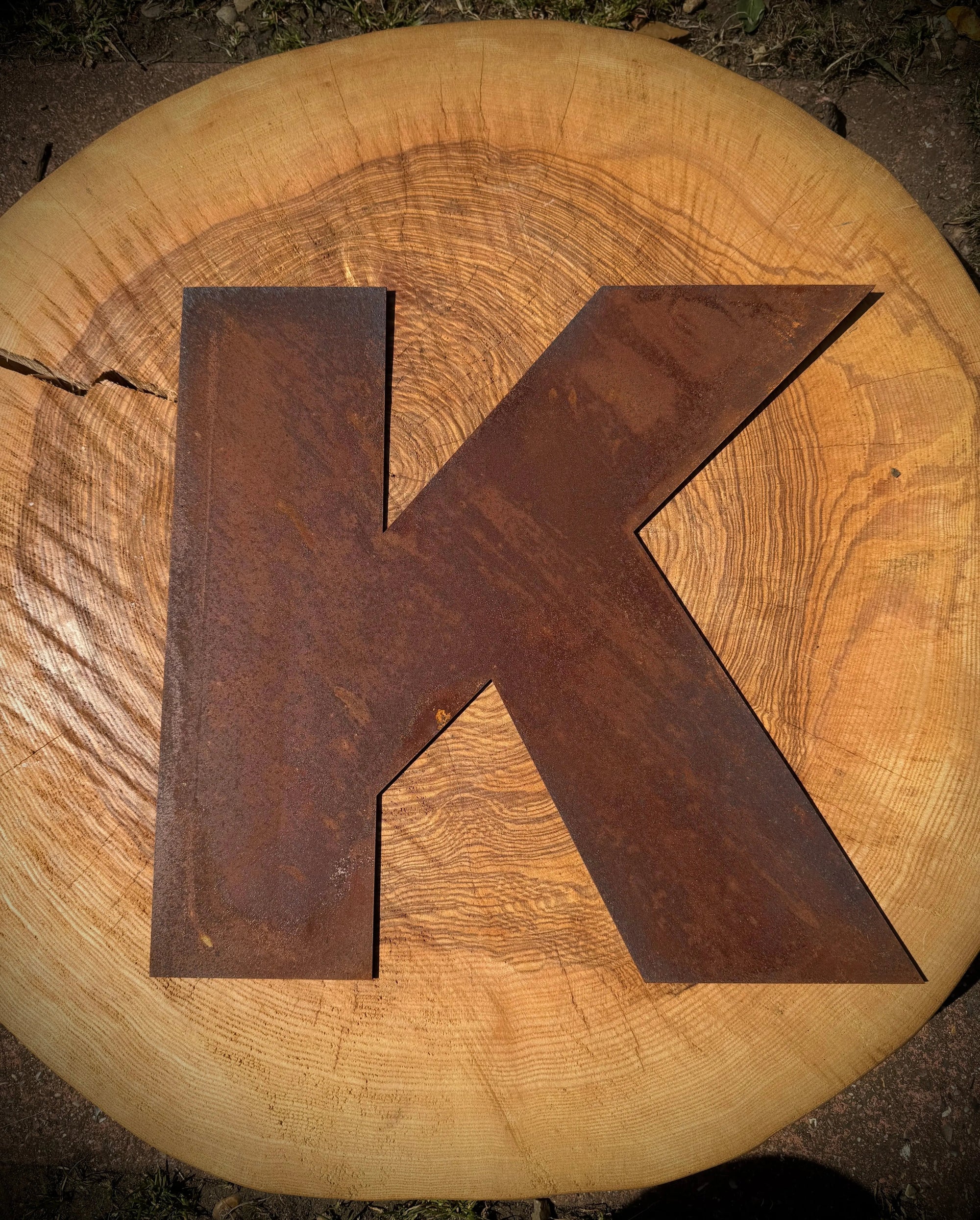 Rusty Metal Letters , Signs For The Home And Garden A–Z | Fat Font 5" Lettering