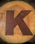 Rusty Metal Letters , Signs For The Home And Garden A–Z | Fat Font 5" Lettering