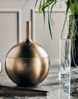 Premium antique brass cocktail set, luxury stainless steel bar tools with shaker, strainer, tongs, stylish vintage barware collection by Ella James at brixbailey.com