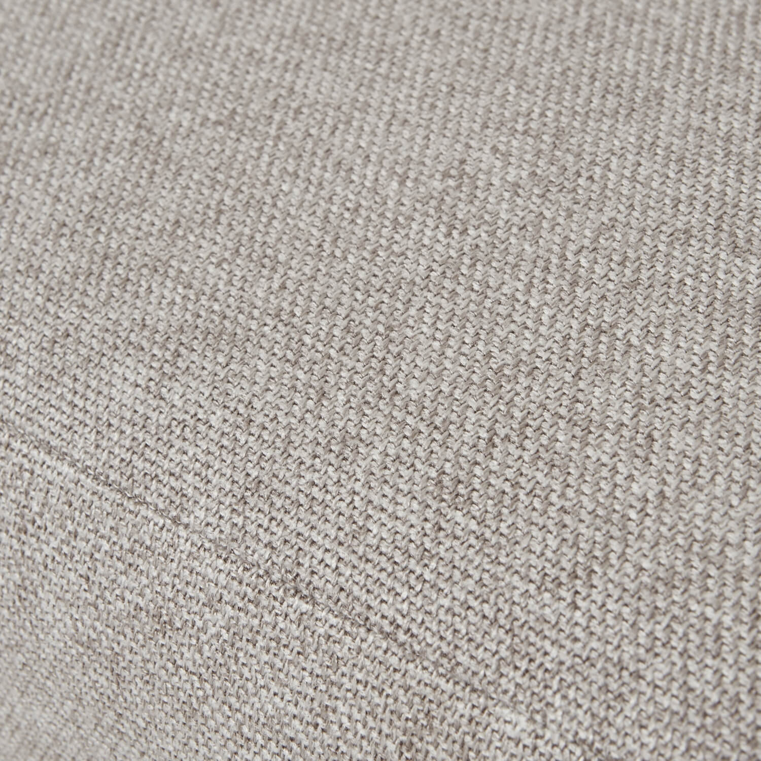 Oatmeal Twill Dining Chair with Curved Back and Oak Legs