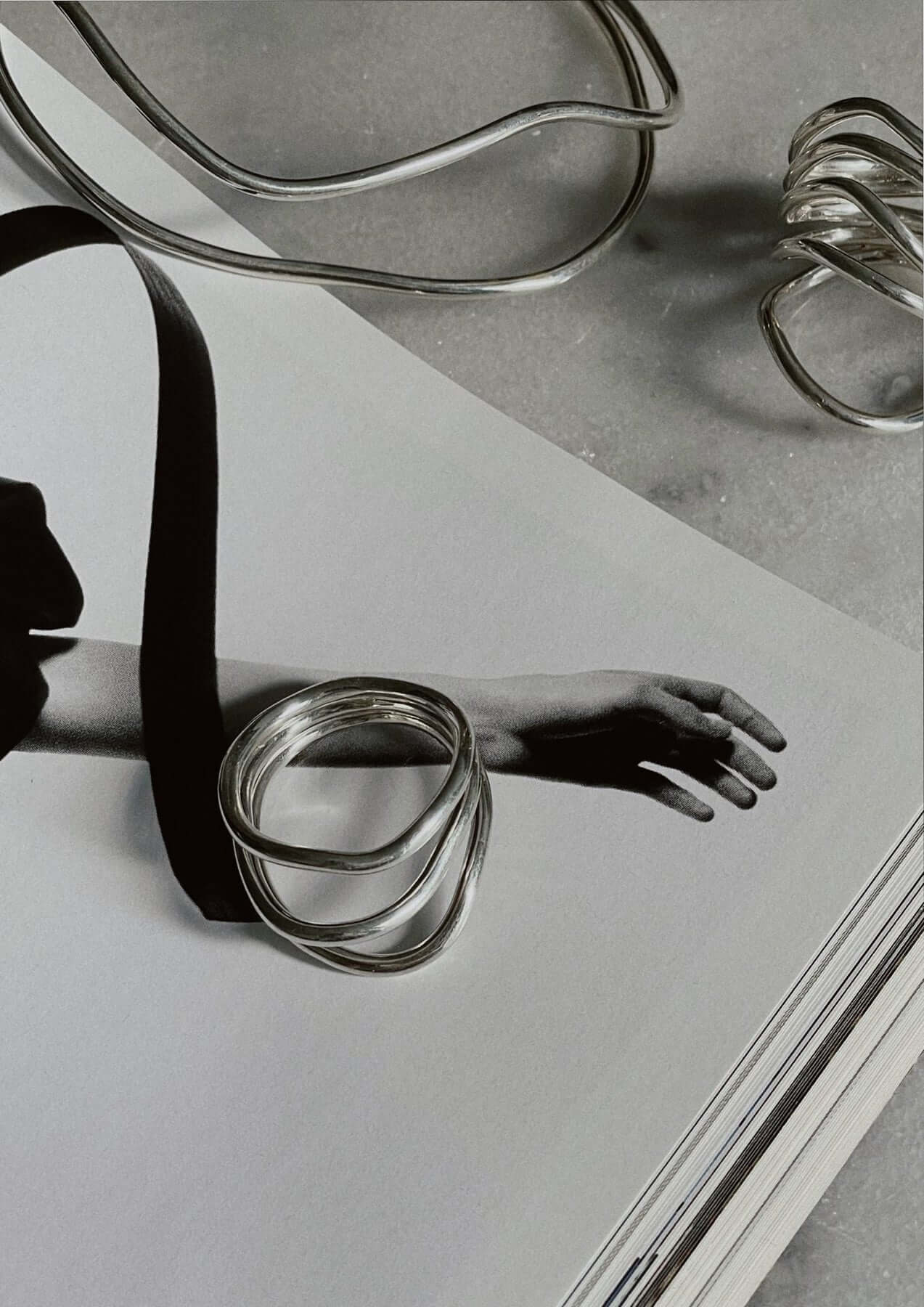 Double Ring in Sterling Silver