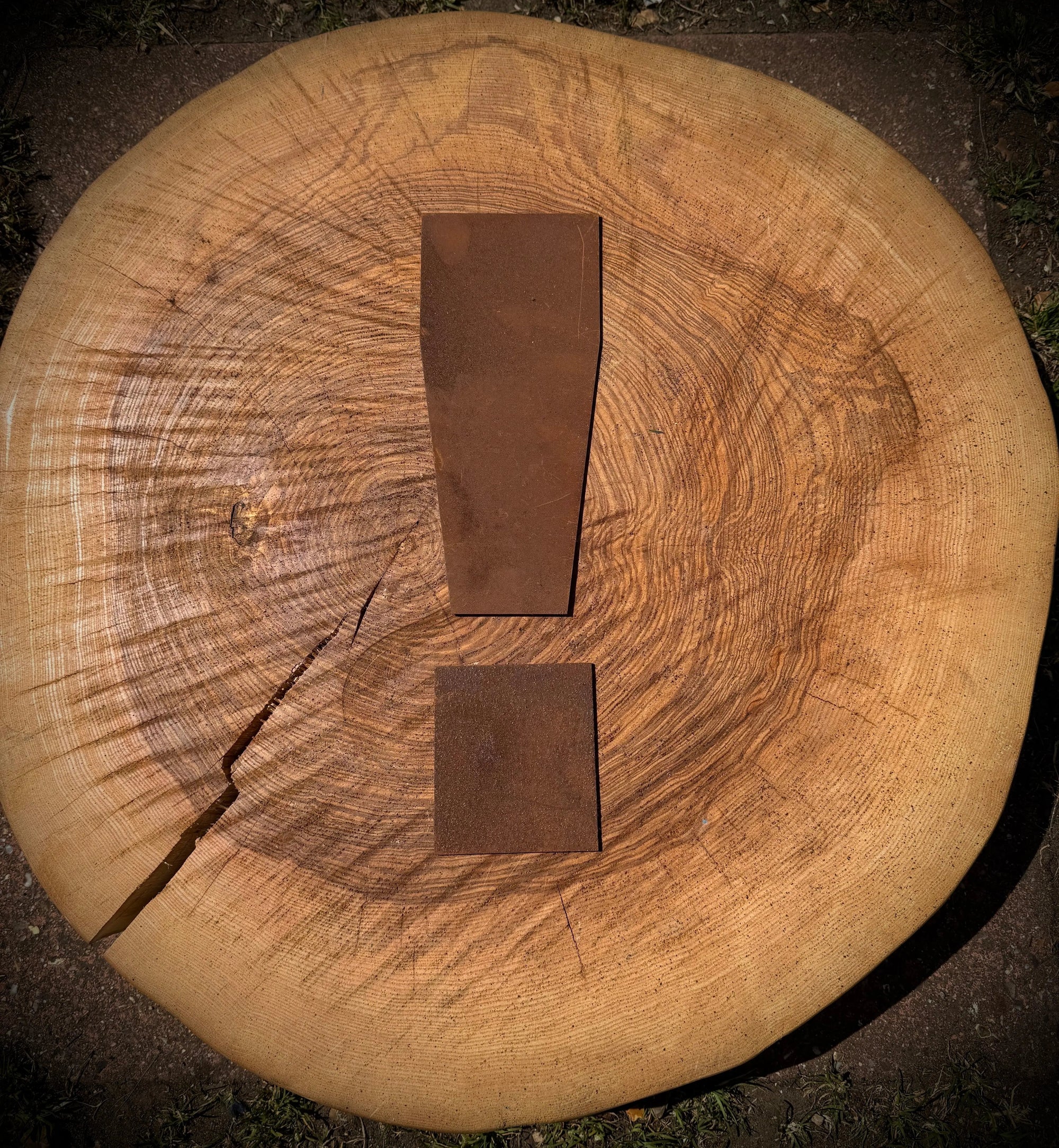 12″ Rusty Fat Font Metal Letters For The Home And Garden A–Z &amp; 0–9
