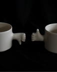 Thumb Up and Down Porcelain Gesture Cups