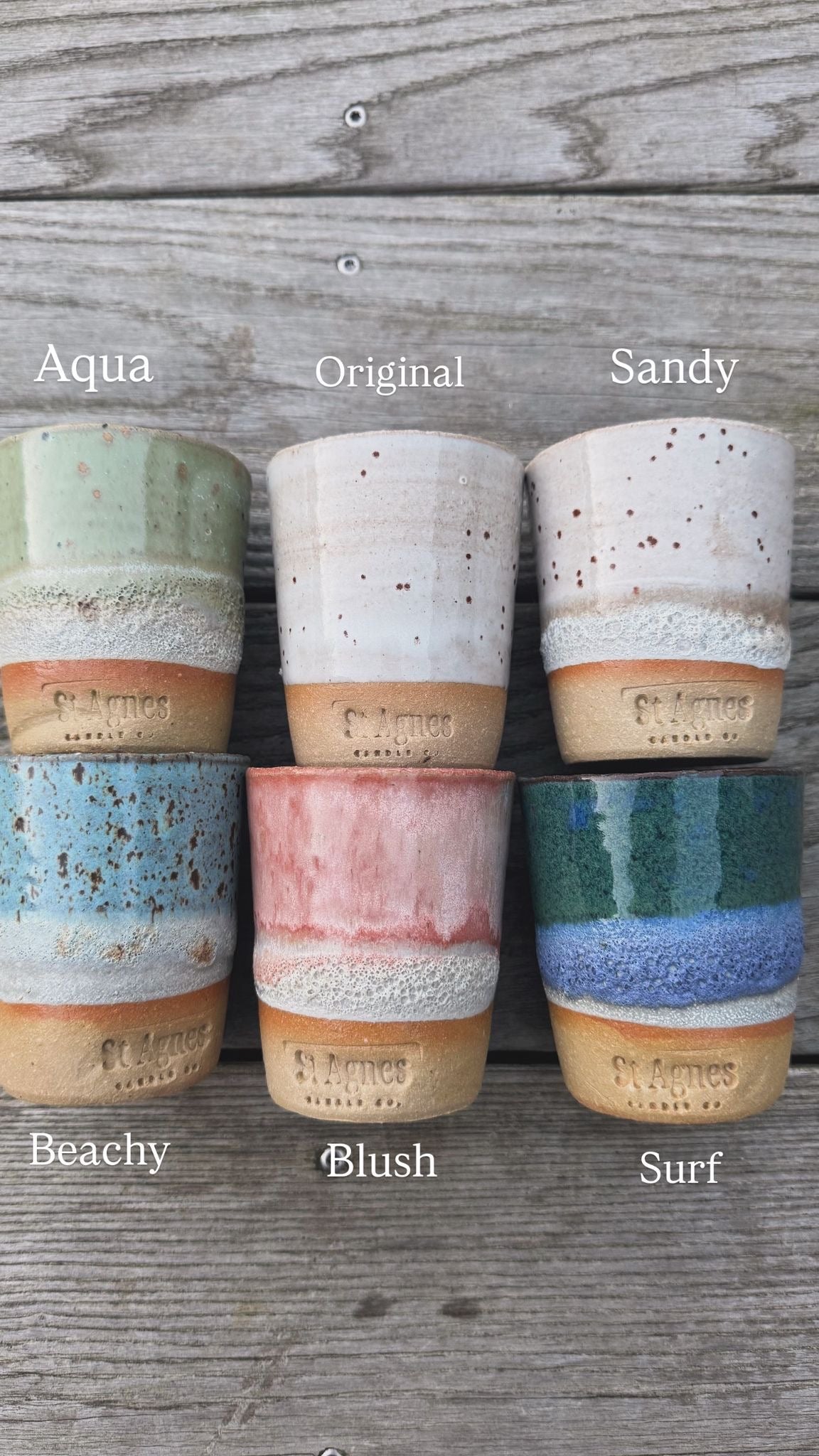 Flat white cups