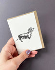 Dachshund Card