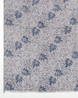 Leaves and Twigs Merino Wool Scarf - Grey