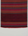 Vivid Stripes Reversible Cashmere Wool Scarf – Brown Multi-Coloured | SVEŽElife