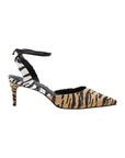 Jaborandi Animal Print Calf Leather Heels – 6.5cm Strappy