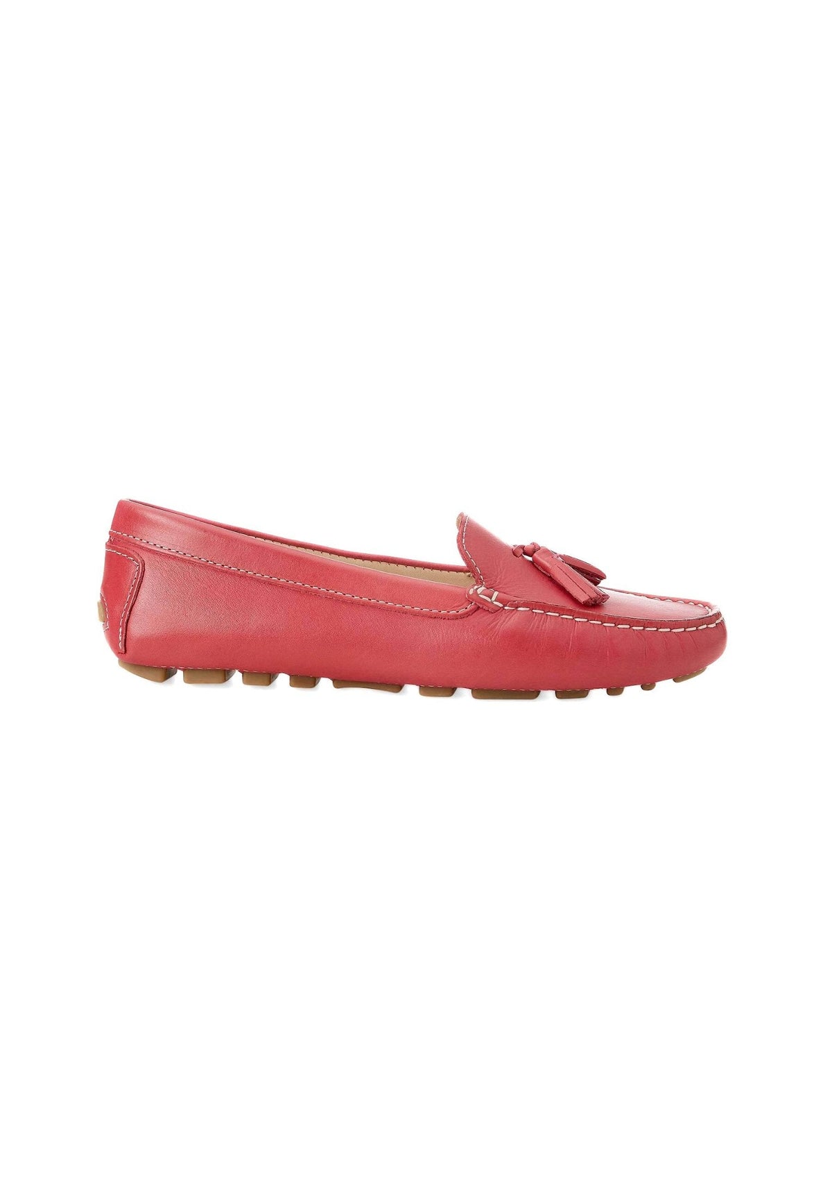 Caviúna Pink Calf Leather Tassel Loafers – Flat