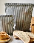 THE Beeswax Bag-Navy Stiped