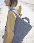 Grey Everyday Backpack with Laptop Pocket