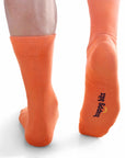 Plain Bamboo Socks - Sunset Tangerine