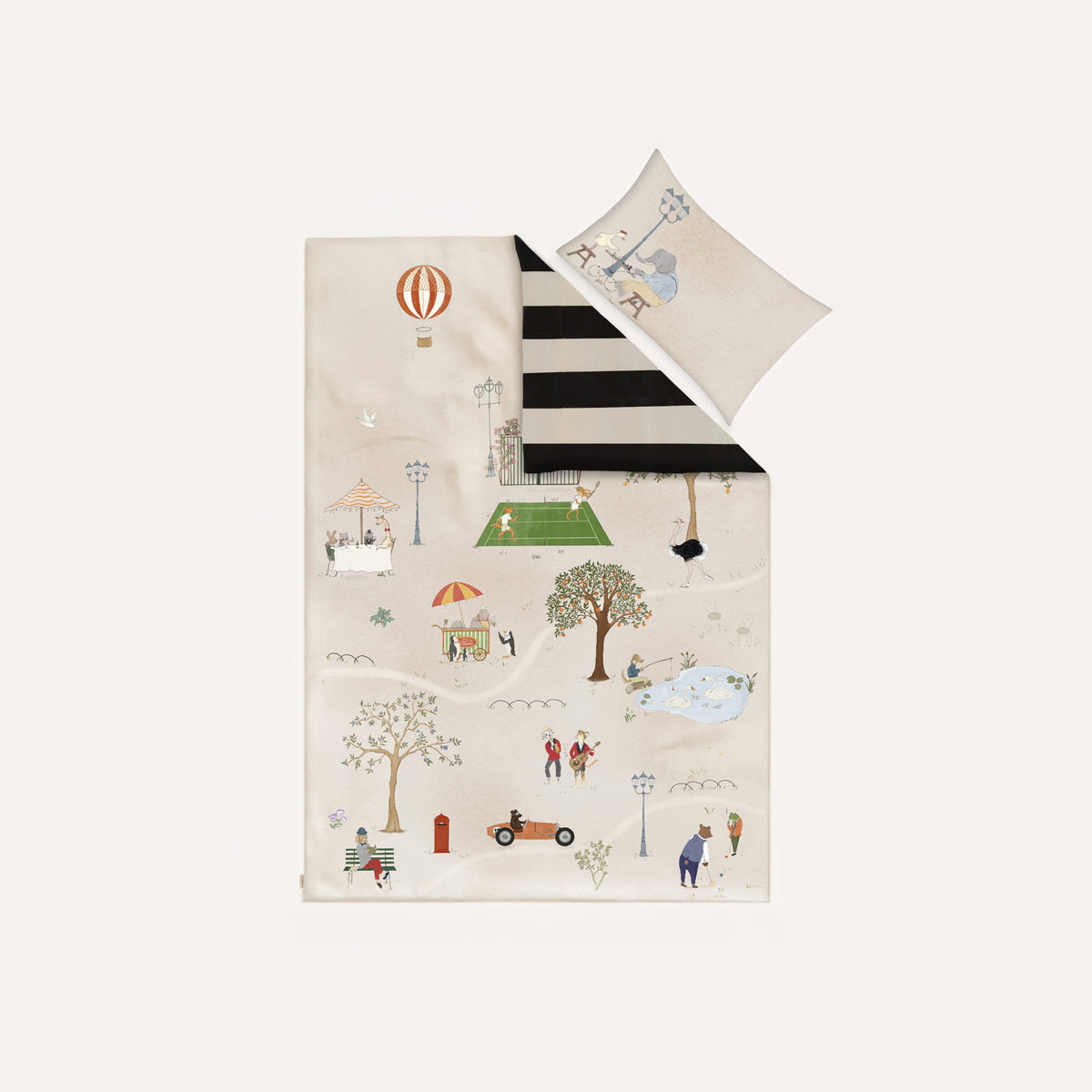 Follies in the Park - Reversible Bedding Bundle Set