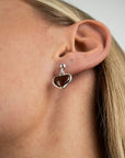 Subtle Heart Earrings