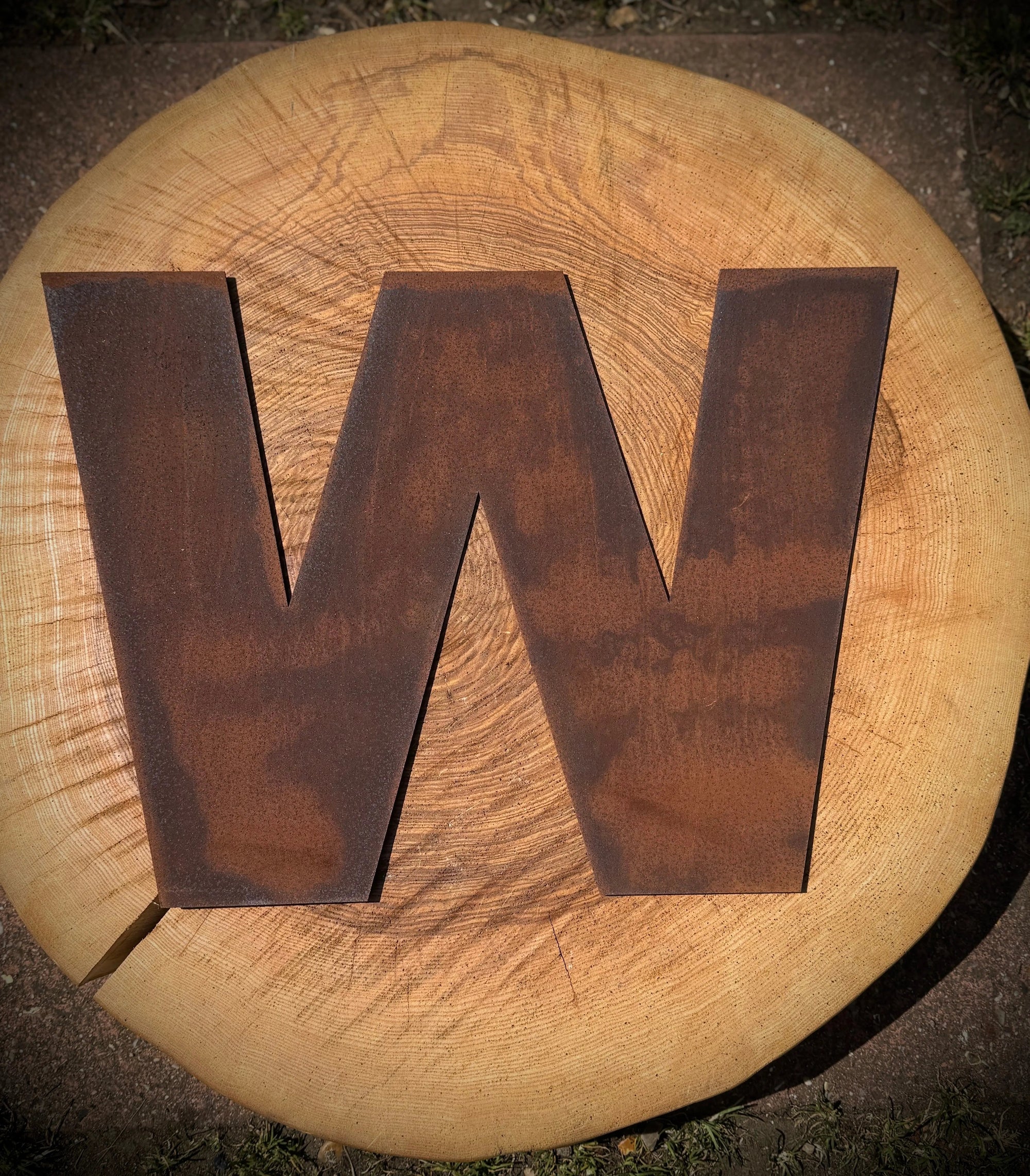 Rusty Metal Letters , Signs For The Home And Garden A–Z | Fat Font 5" Lettering