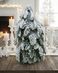 Tabletop Snowy Fir Tree Decoration