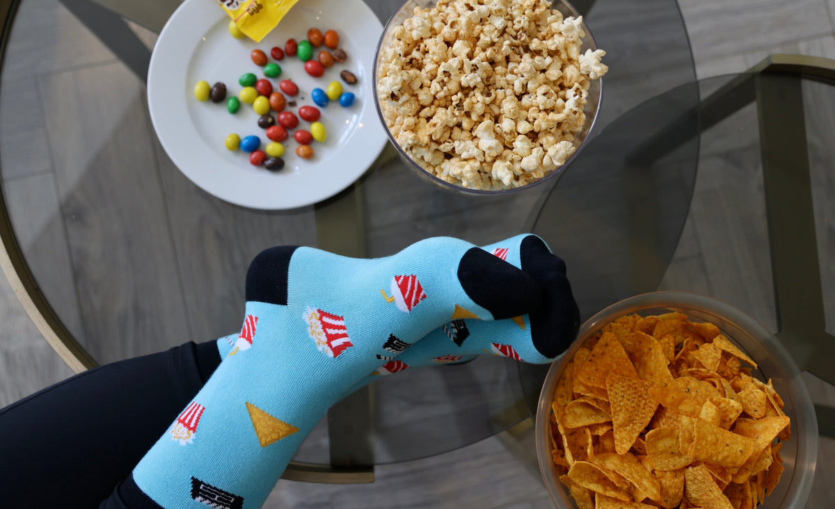 Movie Night Bamboo Socks