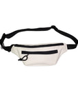 Classic White Waist Bag with Water Resistance