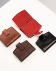 Leather Womens Wallet with Mirror