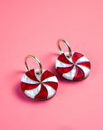 Candy Swirl Hoop Earrings