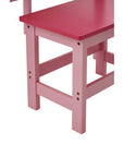 Jordan Pink Kids Desk and Stool Set with Storage
