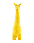 Jungle Safari Yellow Faux Fur Giraffe Kids Stool