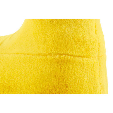 Jungle Safari Yellow Faux Fur Giraffe Kids Stool