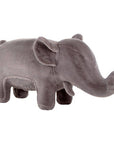 Jungle Safari Grey Faux Fur Elephant Kids Stool