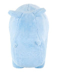 Jungle Safari Blue Faux Fur Hippo Kids Stool