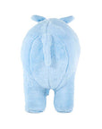 Jungle Safari Blue Faux Fur Hippo Kids Stool
