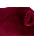 Jungle Safari Maroon Faux Fur Rhino Kids Stool