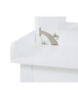 Kids White Finish Dressing Table and Stool Set