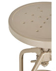 Gator Champagne Finish Adjustable Bar Stool