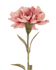 Pink Carnation Artificial Flower Stem