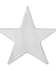 Large White Ceramic Star Accent
