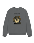 Comfy, Cozy, & Cute: The Wire Haired Dachshund Oversized Sweatshirt"