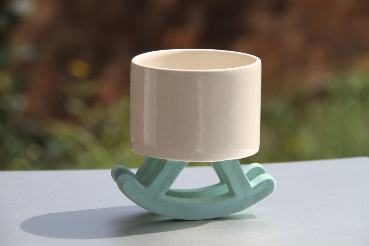 Green Rocky Chair Whisky Cup
